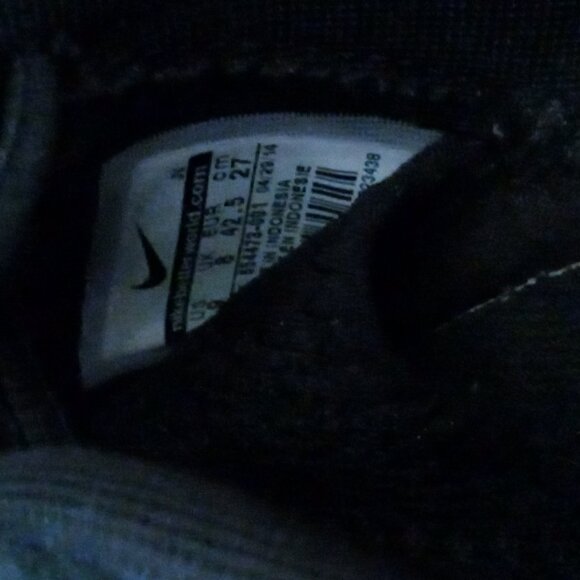 Nike Kaishi Run 1.0, US Size 9, Black-White - Picture 6 of 8